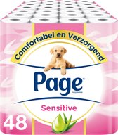 8x Page Toiletpapier Sensitive Aloe Vera 6 stuks