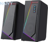 Naivy® Speakers voor PC (met LED) ||