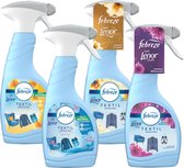 Febreze Textielverfrisser 4-Pack (Gouden orchidee - Lenor April Fresh - Zomerbriesje - Amethist)