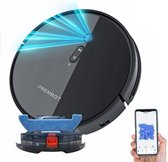 Loft Home Robotstofzuiger | Incl. oplaadstation | Stofzuiger | Robot Stofzuiger | Robotstofzuiger met slimme navigatie APP | Stofzuiger zonder zak | Draadloos | Zwart