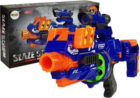 Speelgoed geweer - BB gun - 12 foam kogels - 3 magazijnen | bol.com