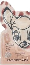 Face sheet mask Bambi - Disney classics - gezichtsmasker - for beatiful and brave - vochtinbrengend biologisch afbreekbaar bamboe masker
