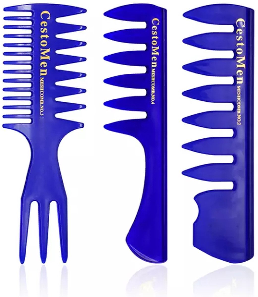 Texturizing Comb 3 - Barbier Kam Hoog Kwaliteit - Kapper Kam - Haar Kam - Haar Accessoire