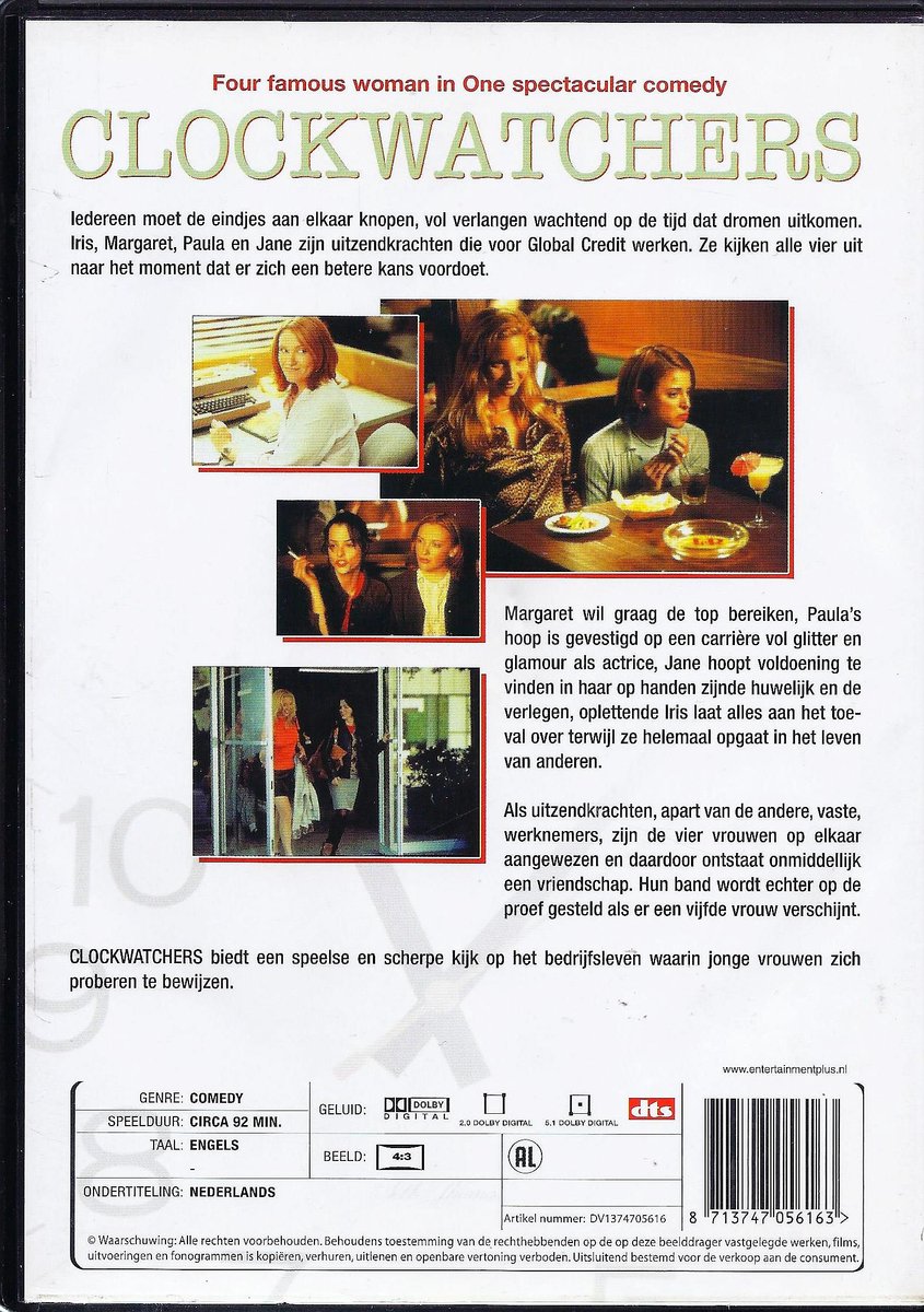 Clockwatchers (Dvd), Parker Posey Dvd's