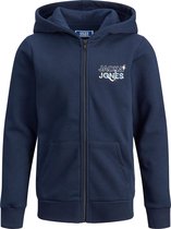 Jack & Jones vest jongens - blauw - JCOgame - maat 128