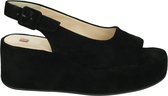 Hogl 102512 - Volwassenen Sandalen met hak - Kleur: Zwart - Maat: 39
