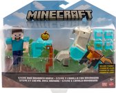 Minecraft - Steve and His Diamond Horse - Action Figurines