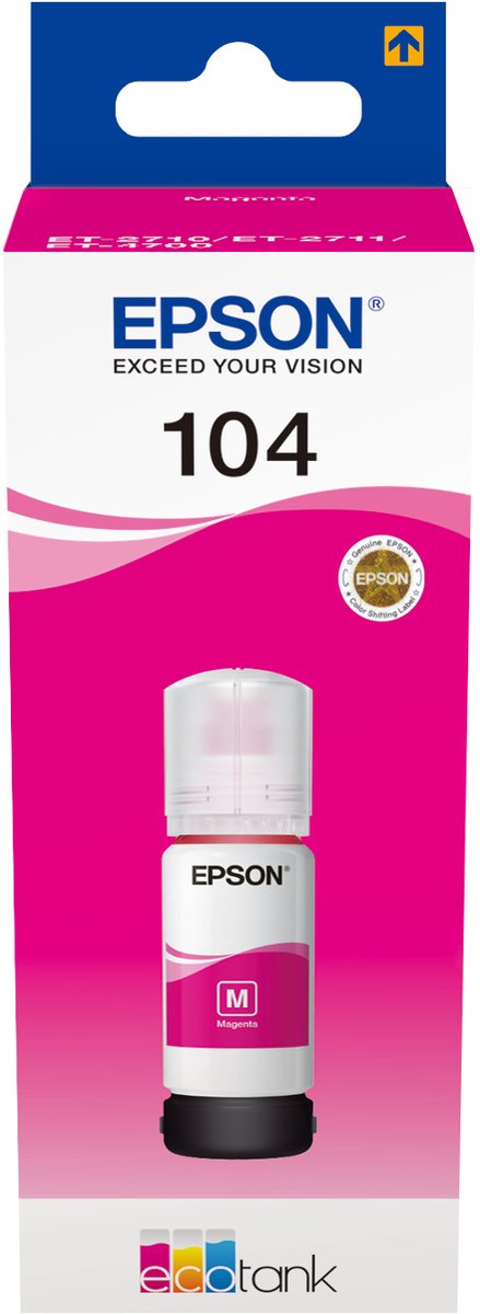 Epson 104 Inktflesje Magenta