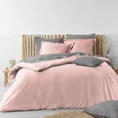 Dekbedovertrek set, roze, 260 x 240 cm 3 delig stonalia Katoen