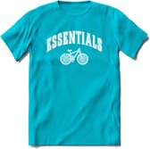 Bike EssentialsT-Shirt | Souvenirs Holland Kleding | Dames / Heren / Unisex Koningsdag shirt | Grappig Nederland Fiets Land Cadeau | - Blauw - XL