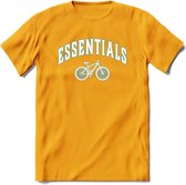 Bike EssentialsT-Shirt | Souvenirs Holland Kleding | Dames / Heren / Unisex Koningsdag shirt | Grappig Nederland Fiets Land Cadeau | - Geel - XL