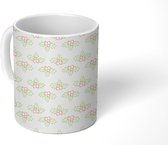 Mok - Koffiemok - Patronen - Maretak - Kerst - Mokken - 350 ML - Beker - Koffiemokken - Theemok