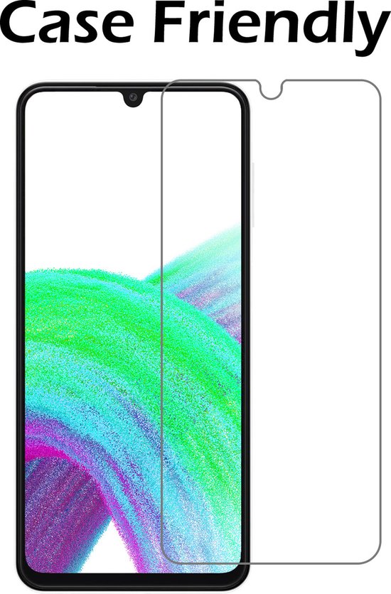 Etui Samsung Galaxy A33 Bookcase Avec 2x Protecteurs D'écran - Samsung Galaxy A33 Screen Protector 2x - Samsung Galaxy A33 Book Case Avec 2x Protecteurs D'écran Turquoise