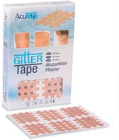 AcuTop - Gittertape / Cross tape Large - Type C Beige - 40 stuks