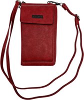 Antonio Telefoontasje – Crossbody Tas Dames – Soepel Kunstleder Rood