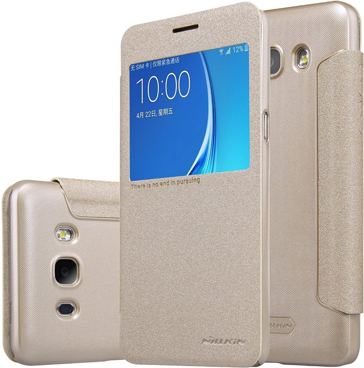 Nillkin Sparkle slim booktype hoes Samsung Galaxy J5