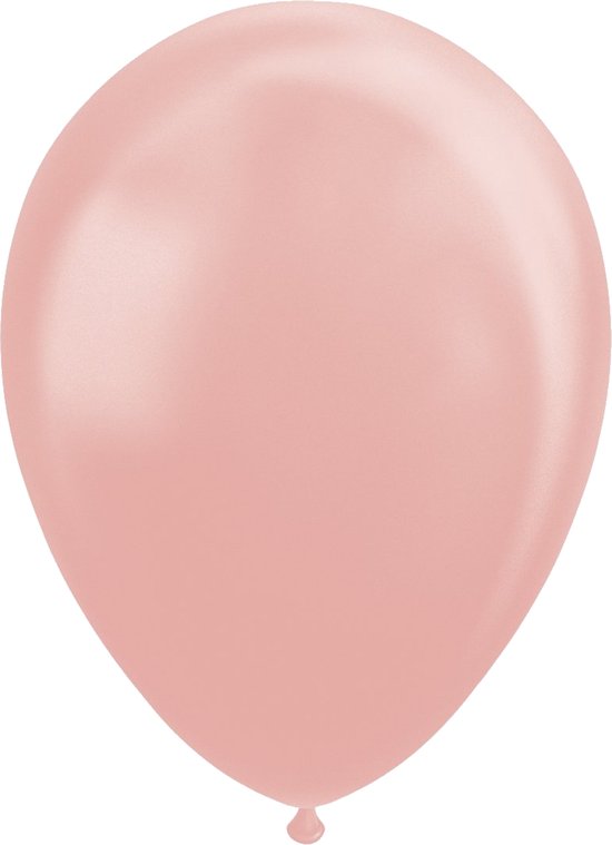 Ballonnen - Globos - Roségoud lila - Metallic - 12cm - 100st.