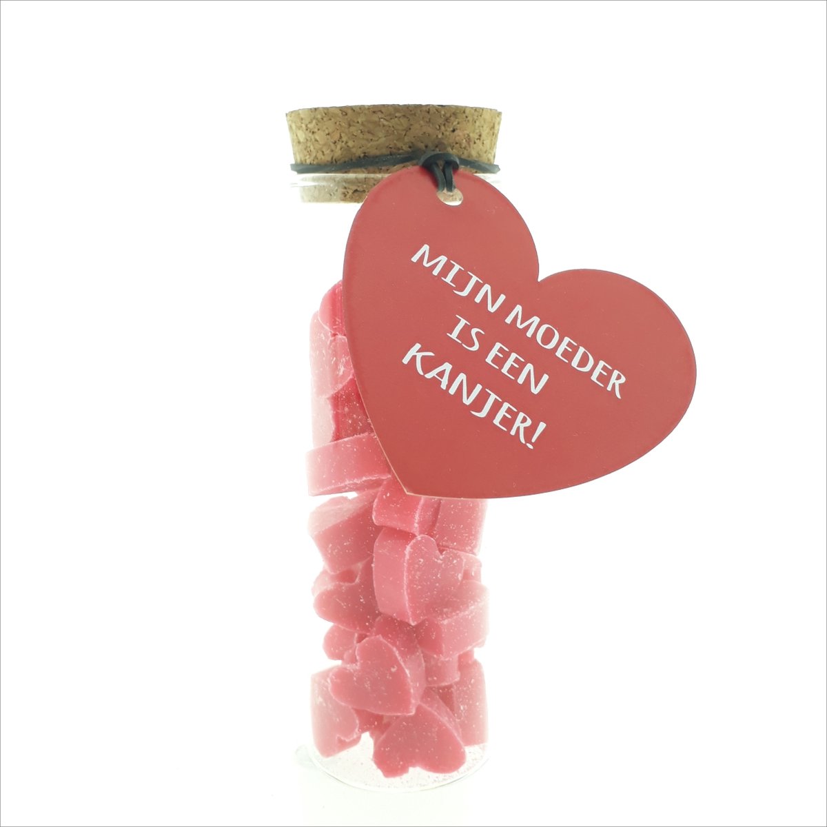 Elegante Zeep - Roze - Moederdag - Liefste moeder - hartjes zeep in een tube