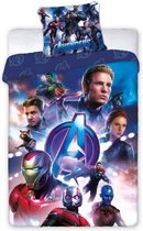 KD® - Marvel Avengers, Assemble - Dekbedovertrek - Eenpersoons - 140 x 200 cm - Katoen