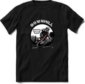 Downhill T-Shirt | Mountainbike Fiets Kleding | Dames / Heren / Unisex MTB shirt | Grappig Verjaardag Cadeau | Maat M