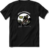 Skill Academy T-Shirt | Mountainbike Fiets Kleding | Dames / Heren / Unisex MTB shirt | Grappig Verjaardag Cadeau | Maat L