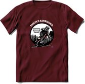 Mountainbiking T-Shirt | Mountainbike Fiets Kleding | Dames / Heren / Unisex MTB shirt | Grappig Verjaardag Cadeau | Maat L