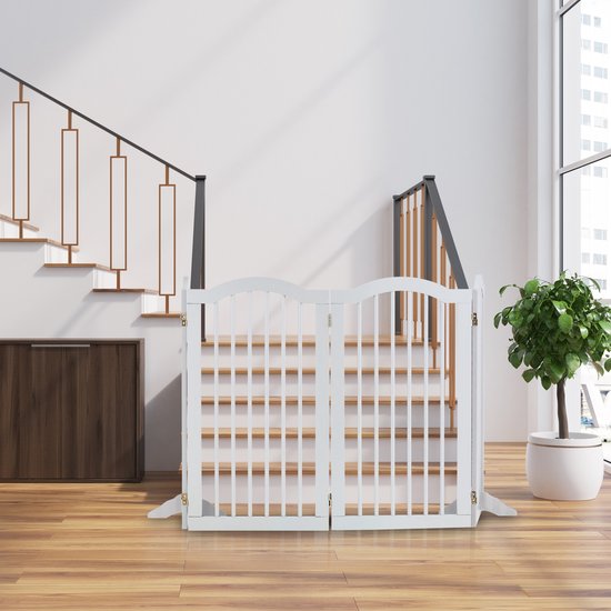 86x150 Cm Baby Barrière Intrekbare Traphekje, 140 X 86 Cm Intrekbare Veiligheidshek, Intrekbare Babypoort, Baby Veiligheidshek Geschikt Voor Trappen/gangen/binnen/buiten (wit Traphekje Kind