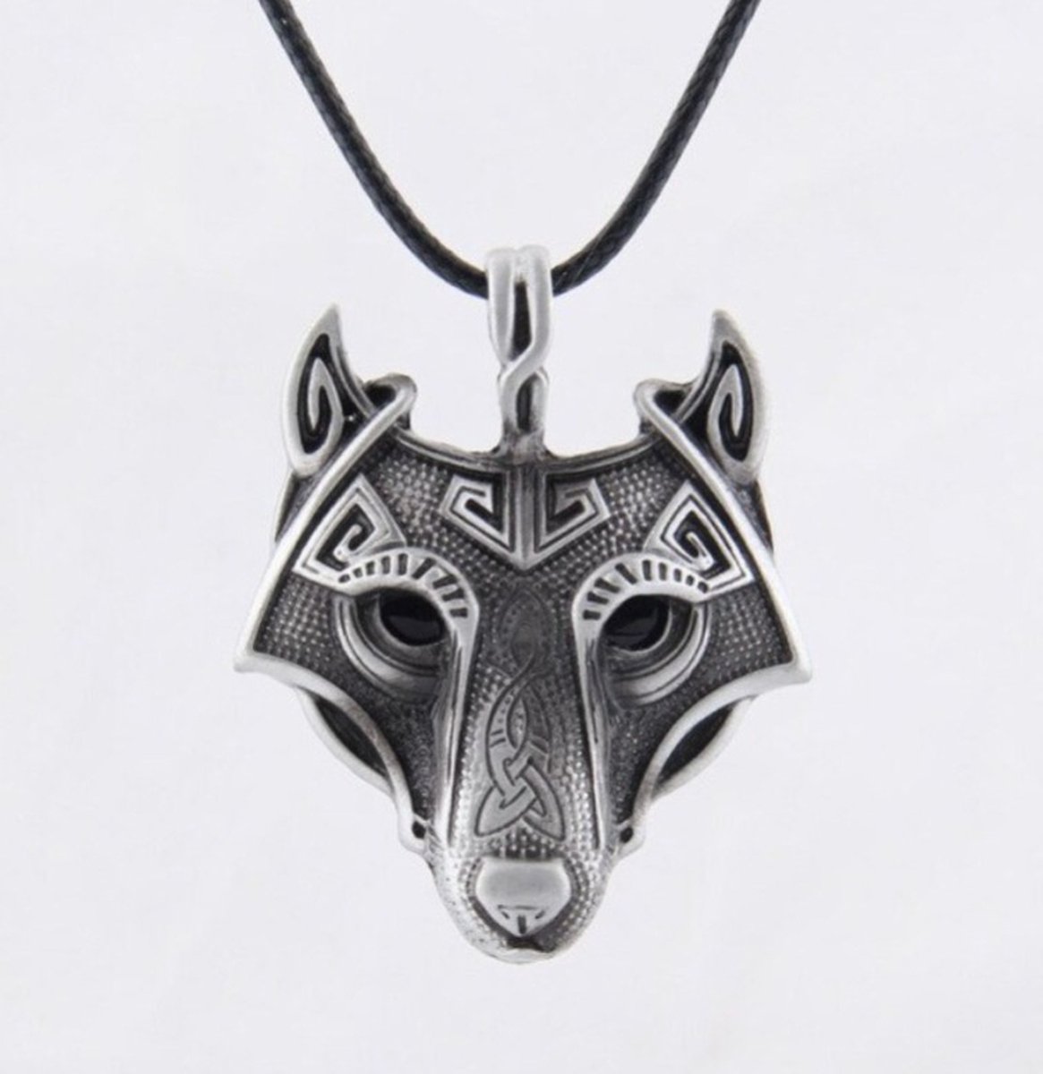 Wolf Kop - wolven - witcher - ketting - Hanger - Accessoires - Larpcenter.nl - Cadeau - Viking - Keltisch- Sieraden