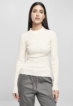 Urban Classics Sweater/trui -M- Rib Knit Turtleneck Creme