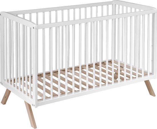Bopita Paris Ledikant 60x120 wit / eiken Kopen? | Officieel verkooppunt