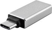 Mobigear Aluminum USB-C naar USB-A Adapter - Zilver