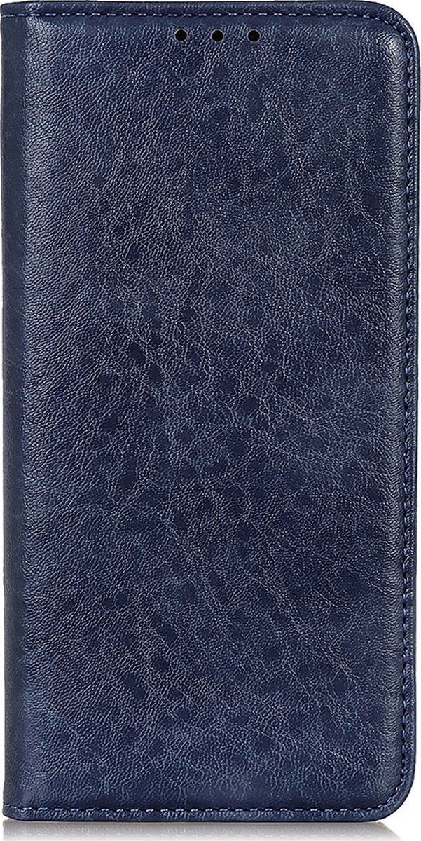 Mobigear Telefoonhoesje geschikt voor Apple iPhone 12 Pro Hoesje | Mobigear Classic Elegance Bookcase Portemonnee | Pasjeshouder voor 2 Pasjes | Telefoonhoesje voor Pinpas / OV Kaart / Rijbewijs - Blauw