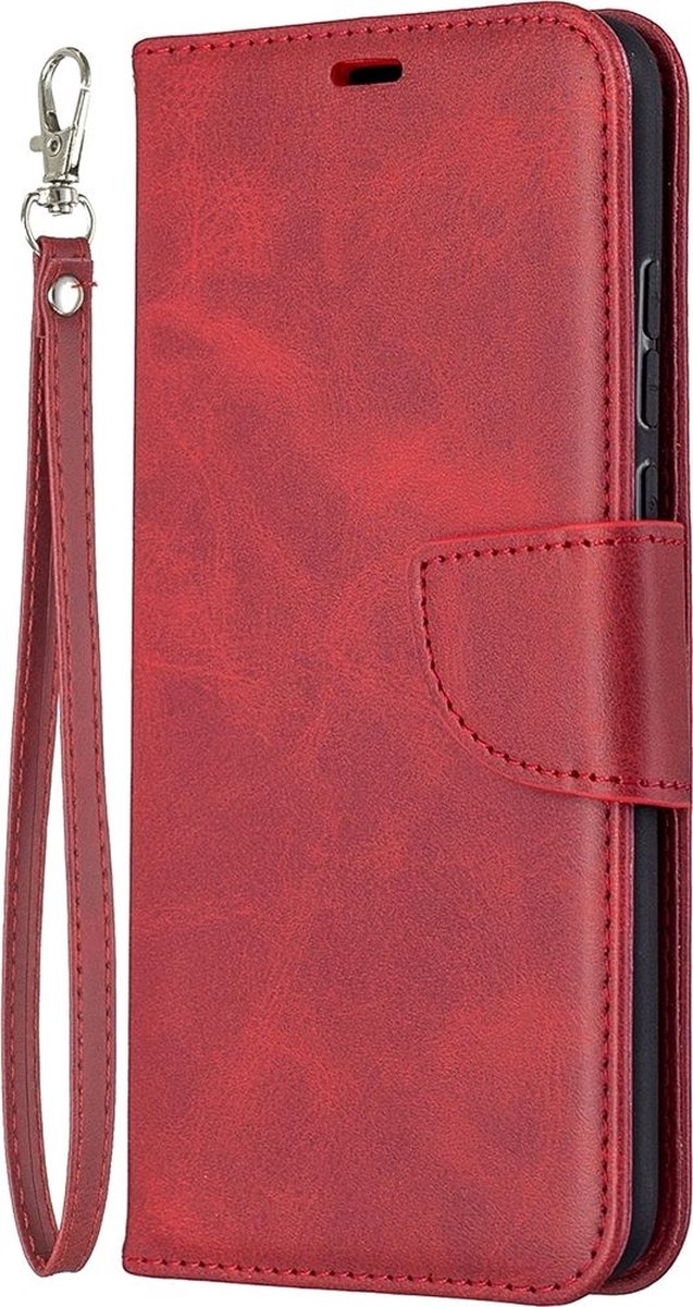 Mobigear Telefoonhoesje geschikt voor HONOR 9X Lite Hoesje | Mobigear Excellent Bookcase Portemonnee | Pasjeshouder voor 3 Pasjes | Telefoonhoesje voor Pinpas / OV Kaart / Rijbewijs - Rood