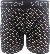 Boxershort - SQOTTON® - B-Style  - Zwart - Maat L