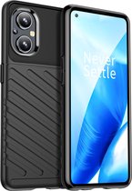 Hoesje geschikt voor OnePlus Nord N20 5G - Back cover - Flexibel TPU - Schokbestendig - Zwart