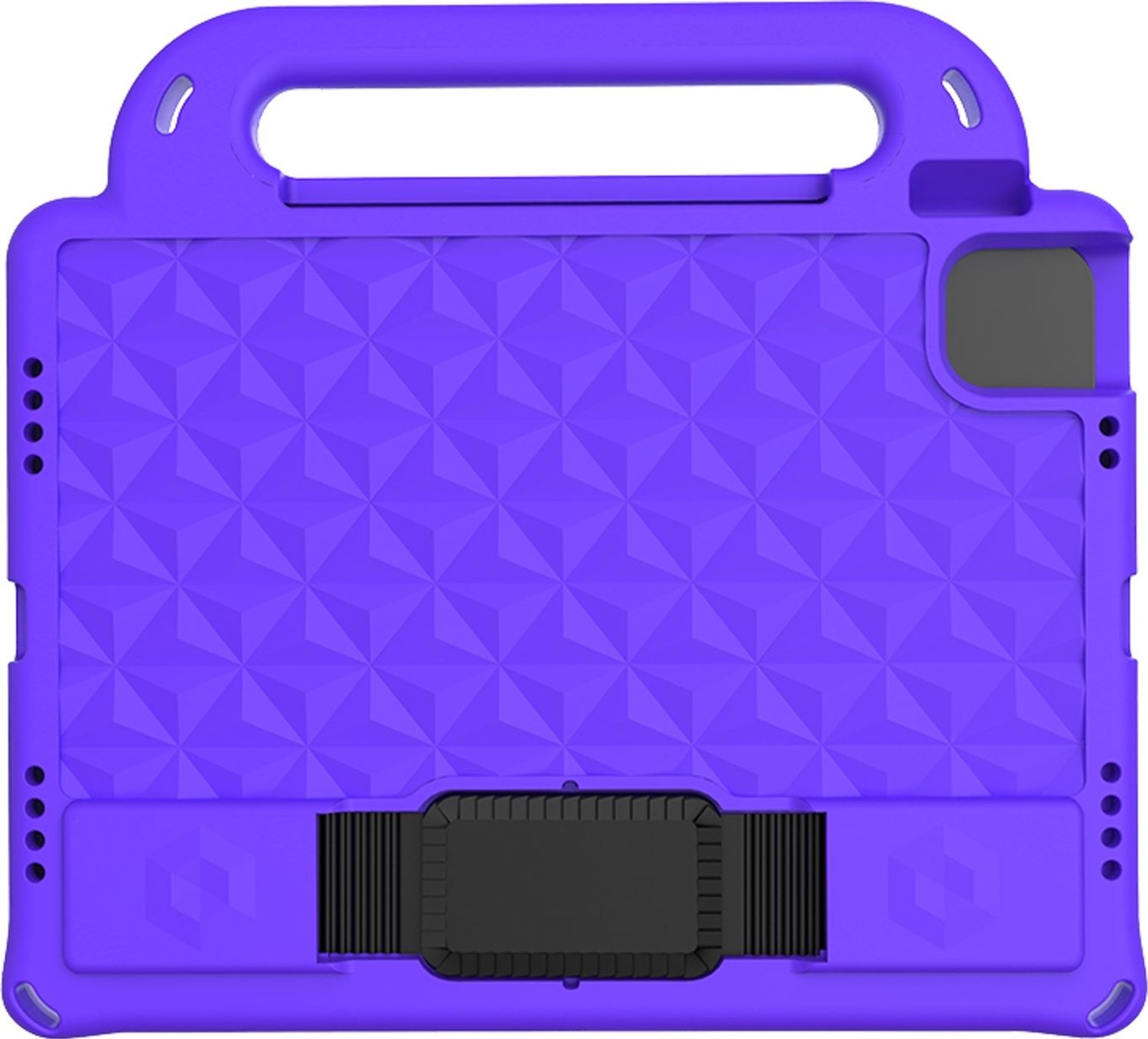 Mobigear Diamond Tablethoes geschikt voor Apple iPad Pro 11 (2021) Kinder Tablethoes met Handvat - Paars
