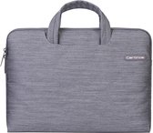 Cartinoe Laptophoes geschikt voor Polyester Laptop | Cartinoe Jeans Aktetas (max 32 cm x 21 cm) Laptoptas Grijs