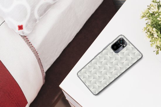 Coque Xiaomi Redmi Note 10 - Motifs - Argent - Rétro - Coque de téléphone en Siliconen