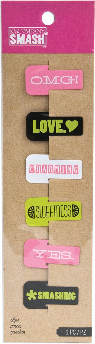 Afbeelding van product K&Company Smash - cutesy metal clips