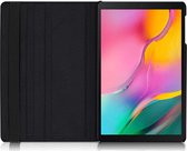 Draaibare Bookcase - Geschikt voor Samsung Galaxy Tab S6 Lite Hoes - 10.4 inch (2021, 2022) - Zwart