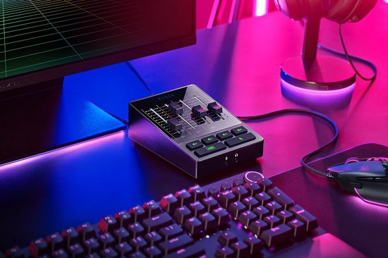 Razer Audio Mixer - 4 Kanaals Analoog Mengpaneel - voor Gaming