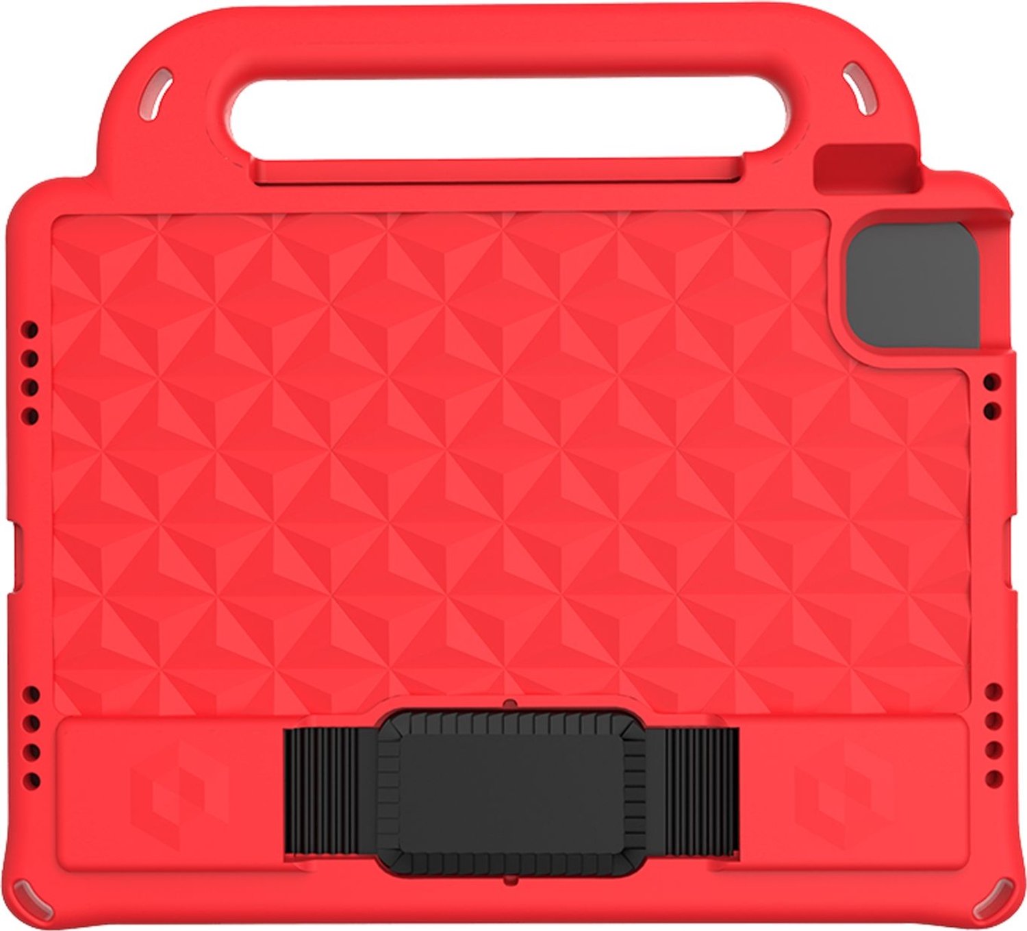 Mobigear Diamond Tablethoes geschikt voor Apple iPad Pro 11 (2021) Kinder Tablethoes met Handvat - Rood