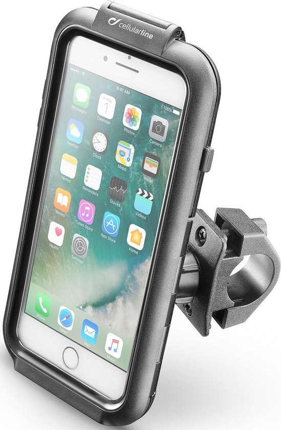 bloemblad Fragiel openbaar Interphone - iPhone 7 Plus / 8 Plus iCase Houder Stevige Motorhouder Stuur  | bol.com