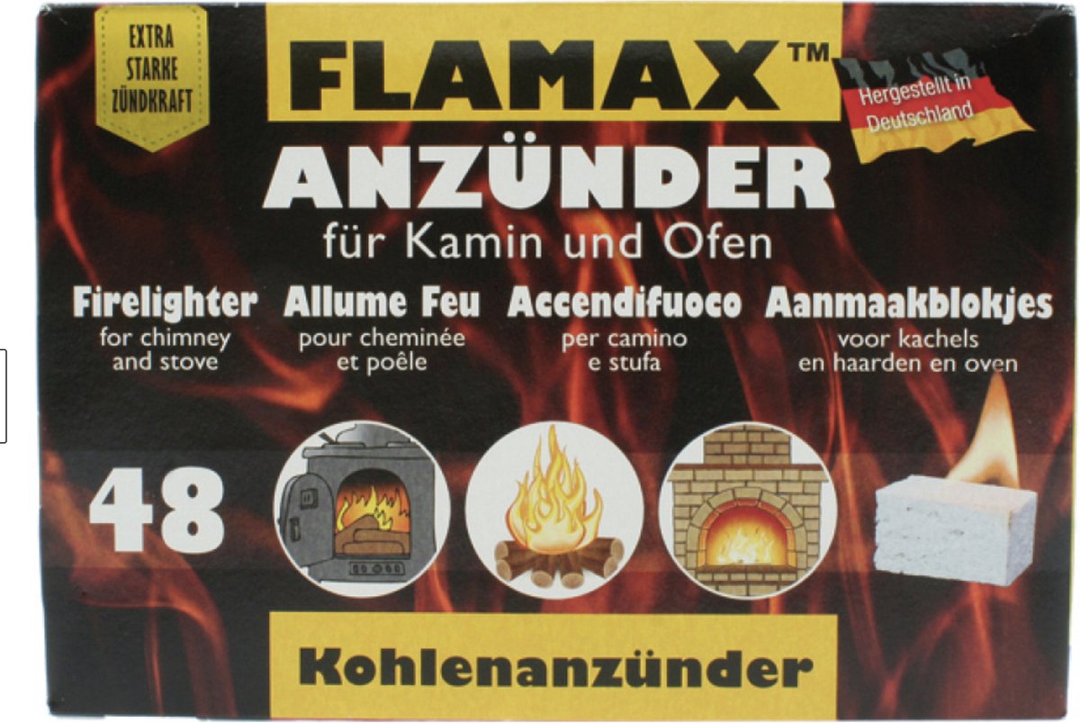 Premium Aanmaakblokjes - 48 stuks - Duitse kwaliteit