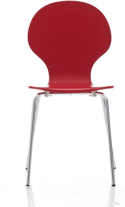 Set van 4 stapelstoelen Diego eik