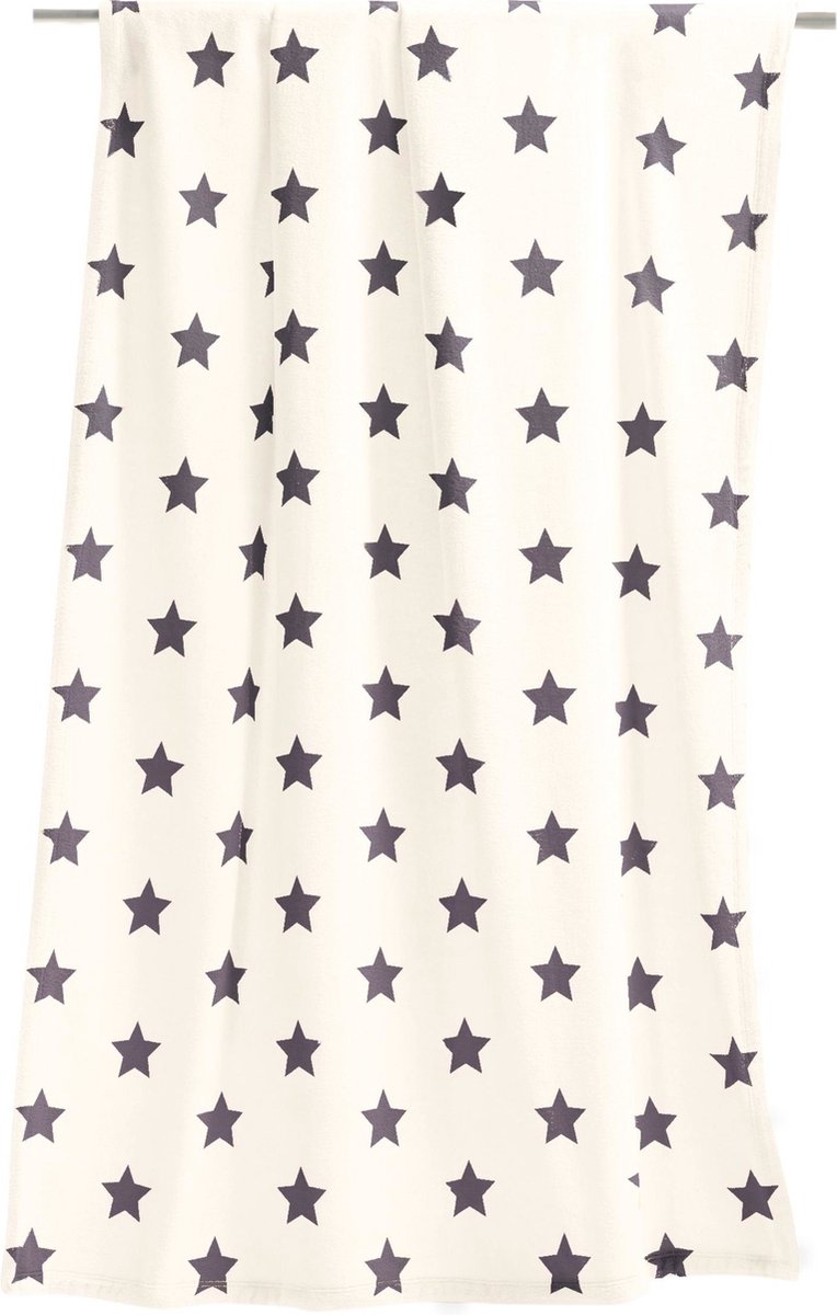 Irisette Fleece deken Dessin Casa 8914 Wit Fleece deken 140/150x200 cm