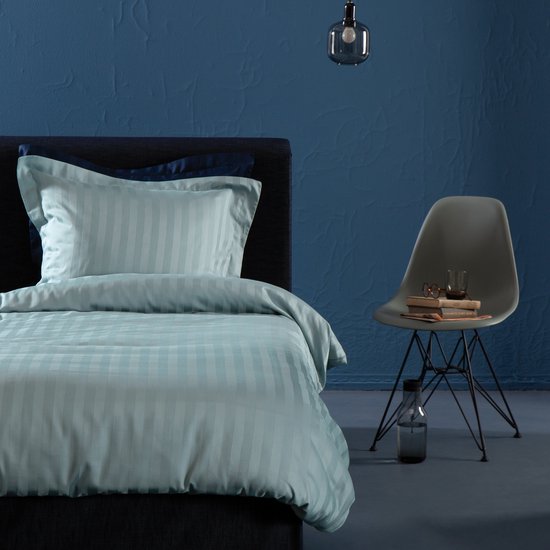 Damai - Linea - Dekbedovertrek - 200x200/220 cm - Tweepersoons - Groen + 2 kussenslopen 60x70 van Damai — afbeelding 4