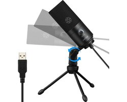 PiProducts Microfoon – Microfoon met standaard – Podcast – Usb Condensator – Opname Microfoon Voor Laptop – Windows – Cardioid – Studio Opname – Zang – Voice Over – YouTube