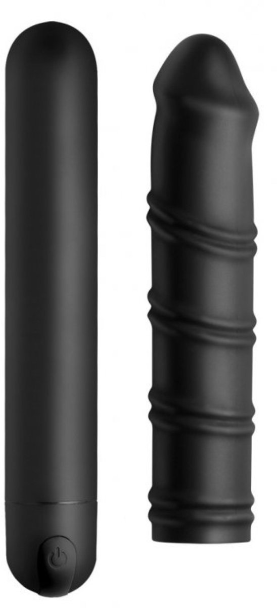 Goedkoopste XR Brands - XL Bullet and Swirl Silicone Sleeve