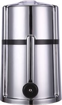 TEN® - IJscrusher Handmatig + Cocktail e-Book - Icecrusher met uitneembaar reservoir - IJscrusher Machine Handmatig  - Blender voor IJs - Ice Blender Shaver